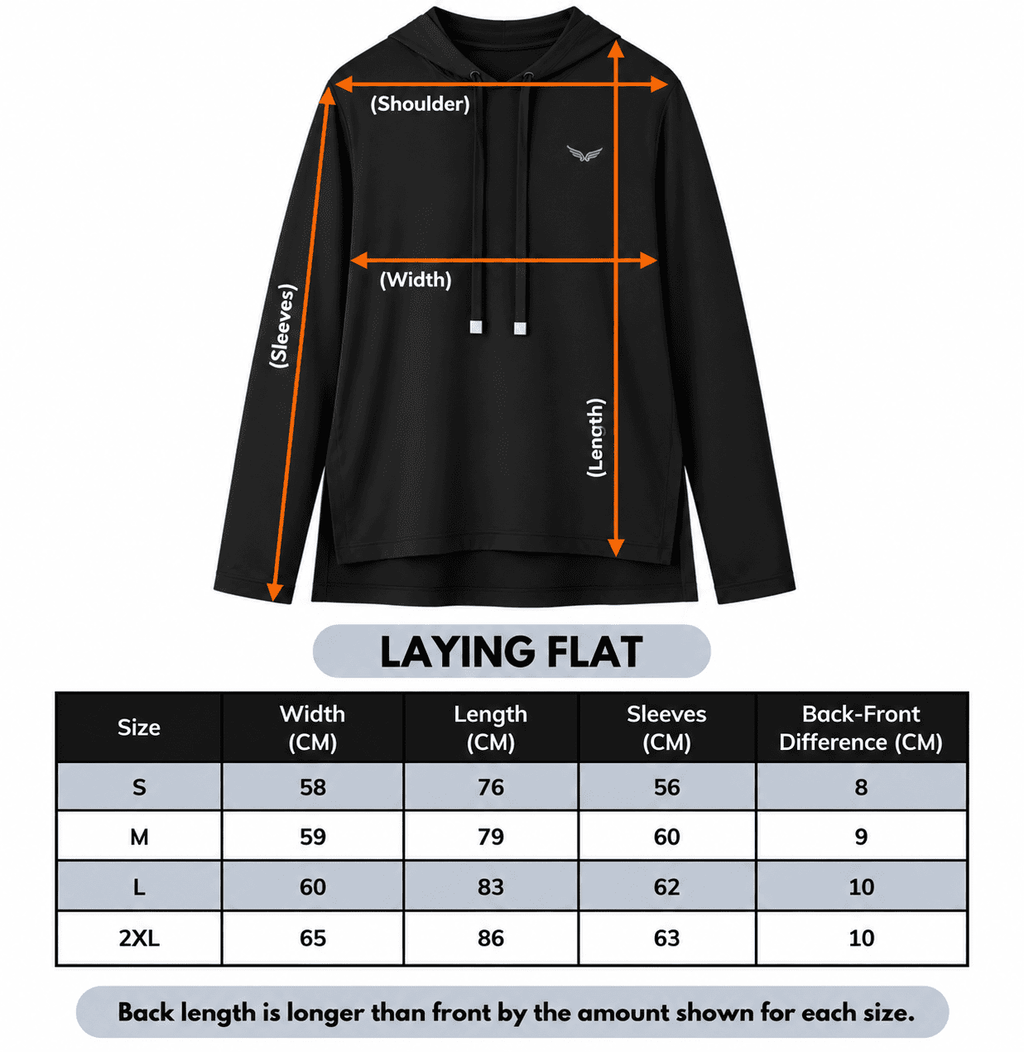 Lite hoodie – black