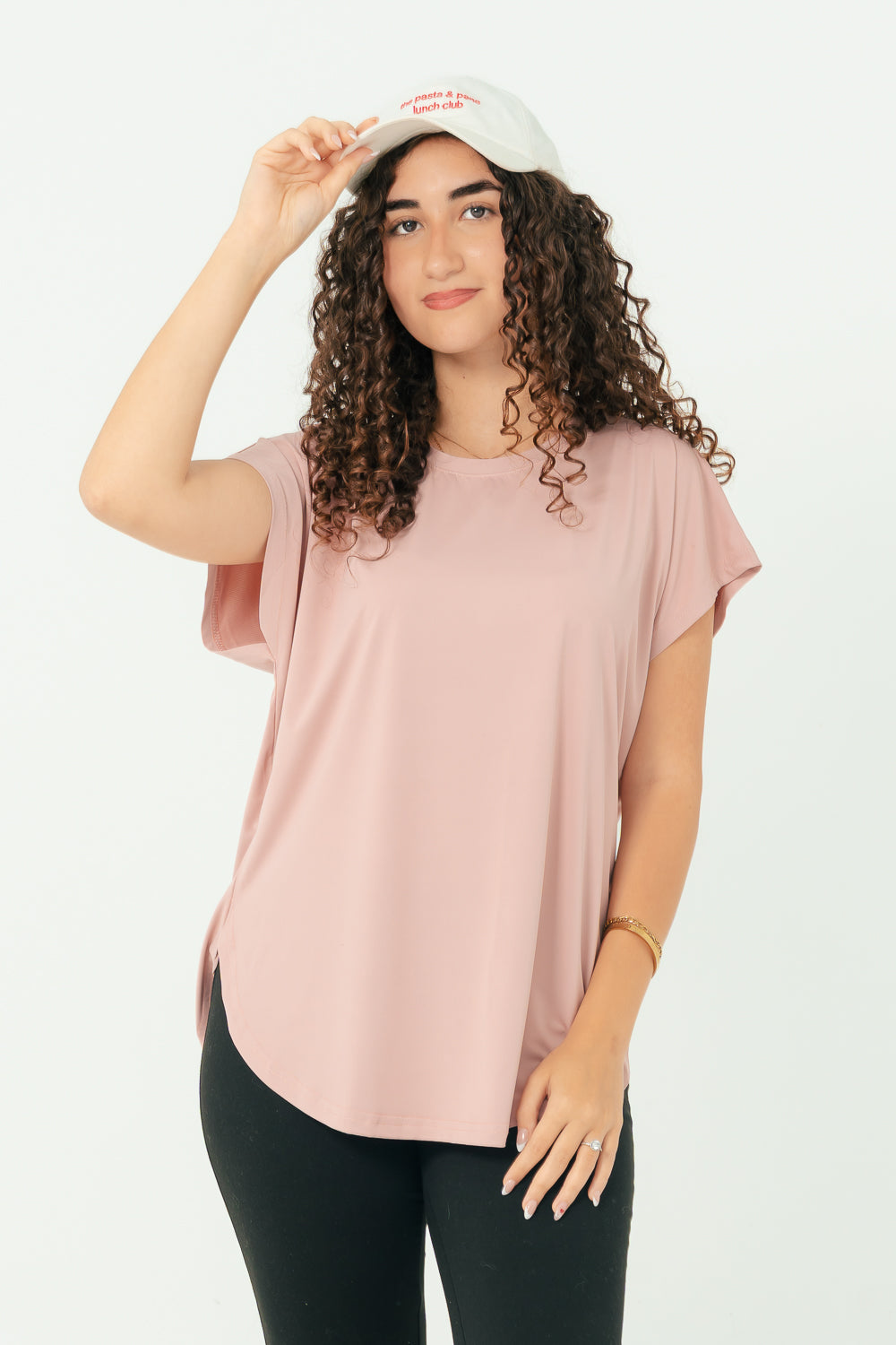 Active Modest Top - Dusty pink