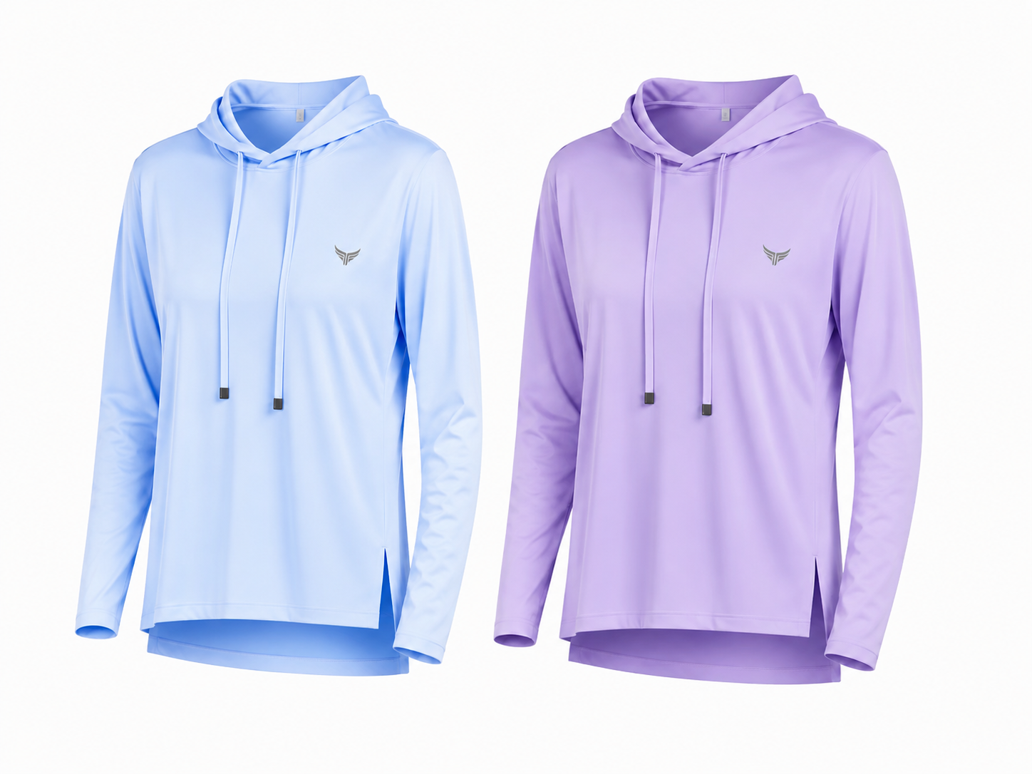 Lite hoodie – Baby blue, Soft Lavender