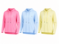Lite hoodie – Baby Blue, Butter Yellow, Neon Fuchsia
