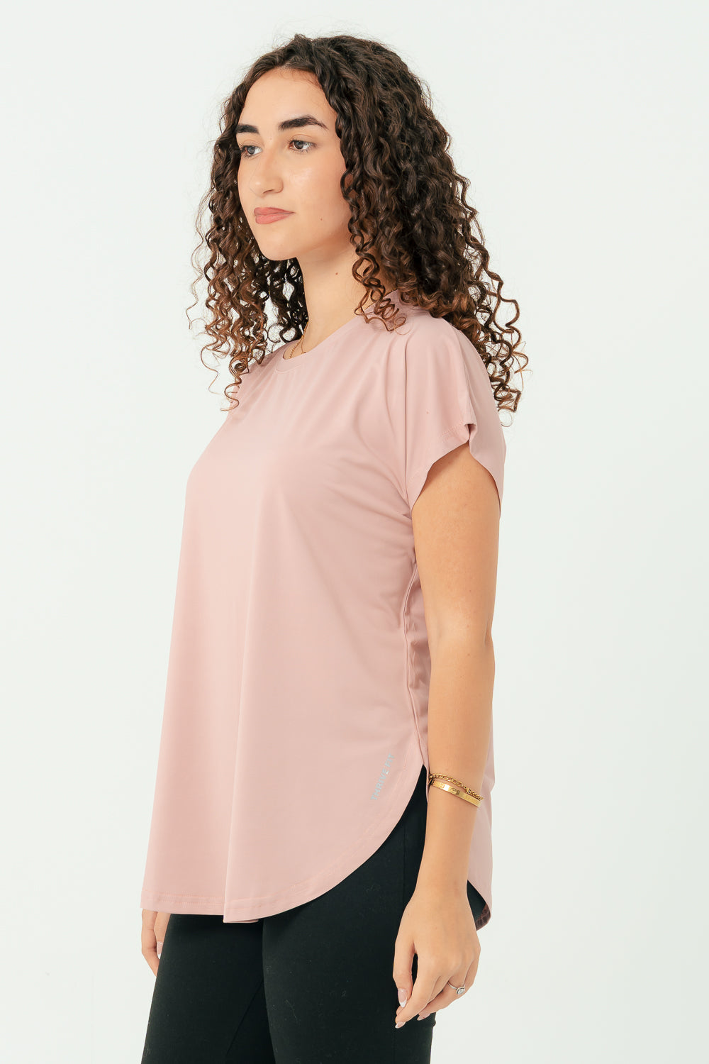 Active Modest Top - Dusty pink