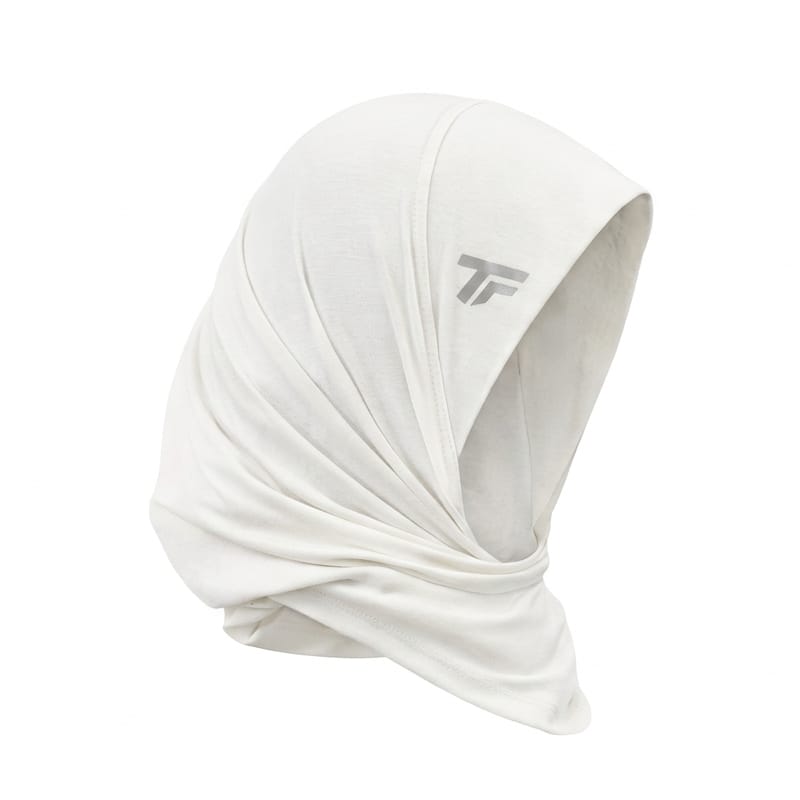 Sports Hijab ♤ ♤ Off White , Black , Dusty Blue ♤ ♤  ((Bundle))