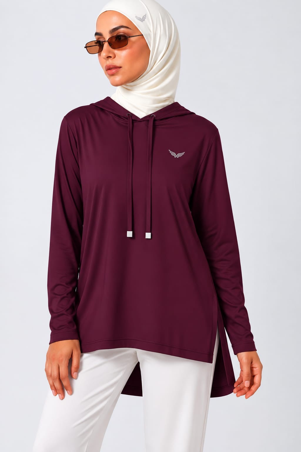 Lite hoodie – Burgandy