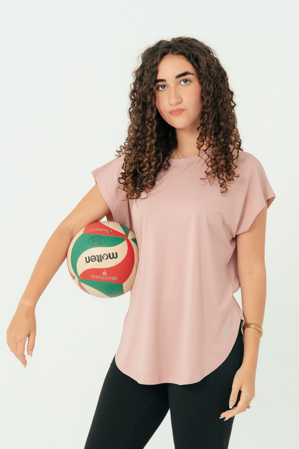 Active Modest Top - Dusty pink