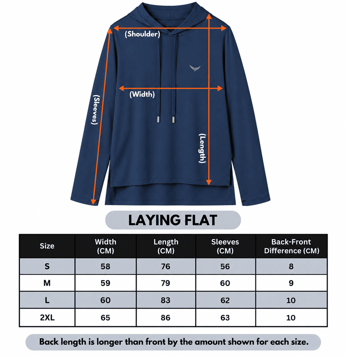 Lite hoodie – Navy