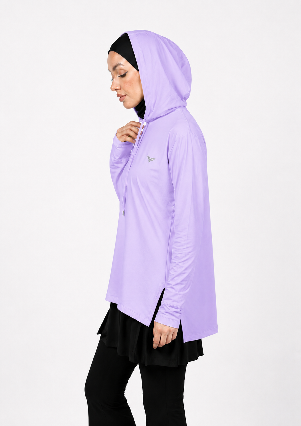 Lightweight Hooded Sports Top – ((Soft Lavender, Butter Yellow, Neon Fuchsia))