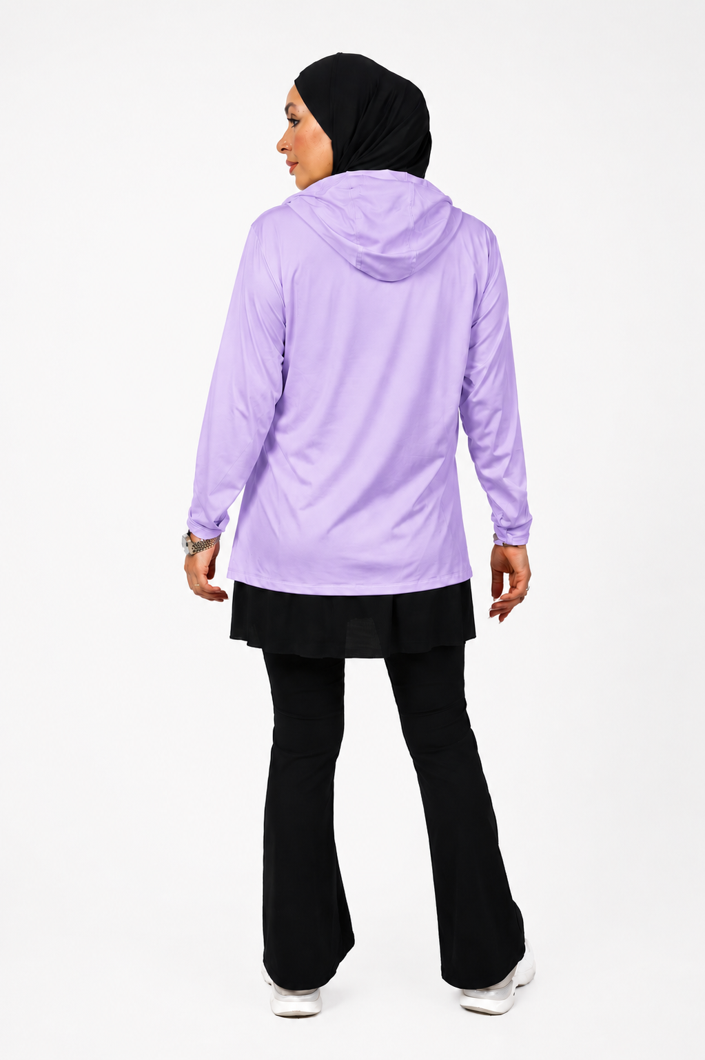 Lightweight Hooded Sports Top – ((Soft Lavender, Butter Yellow, Neon Fuchsia))