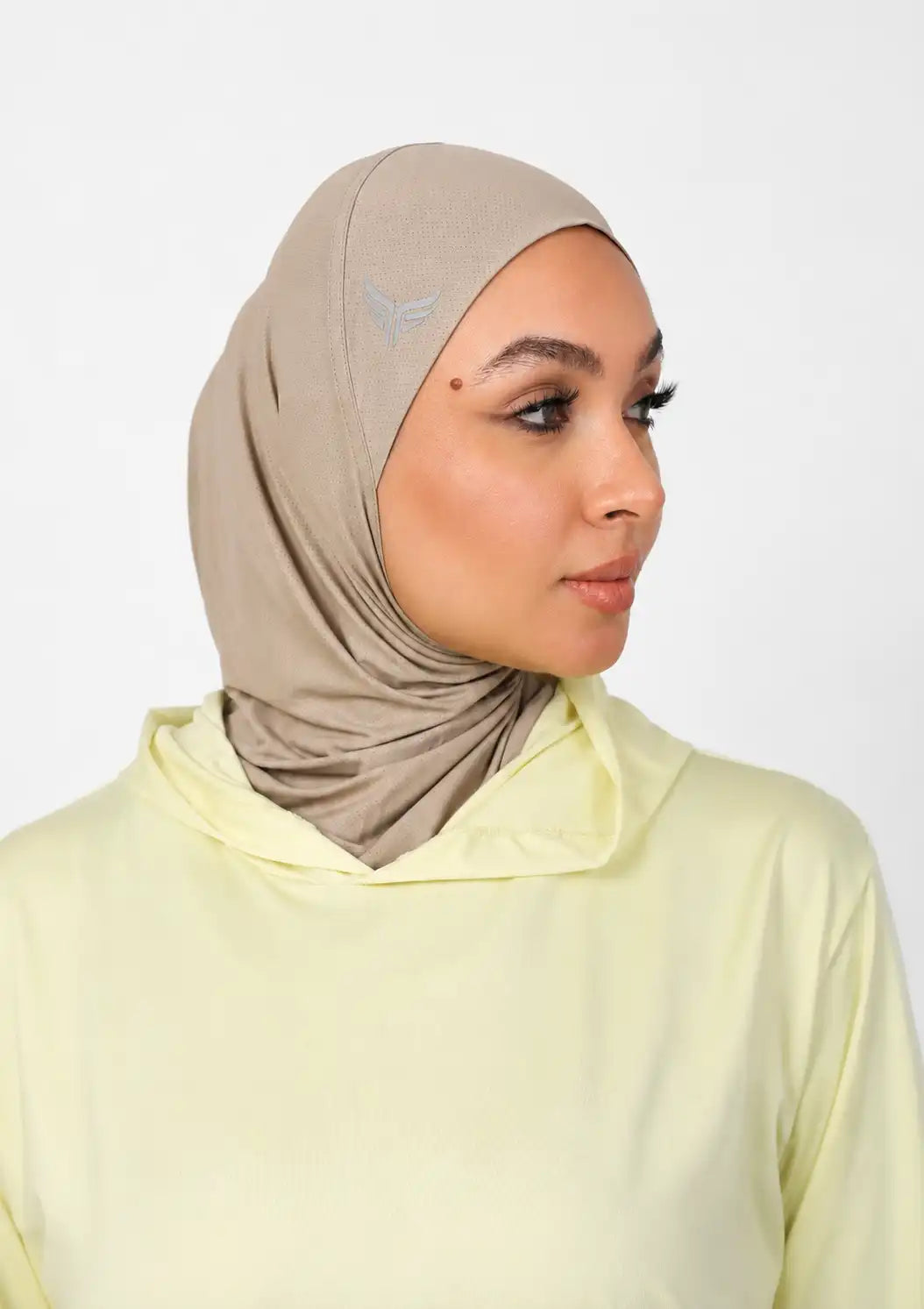 Sports Hijab ♤ ♤ Grey , Beige  ♤ ♤ ((BUNDLE))