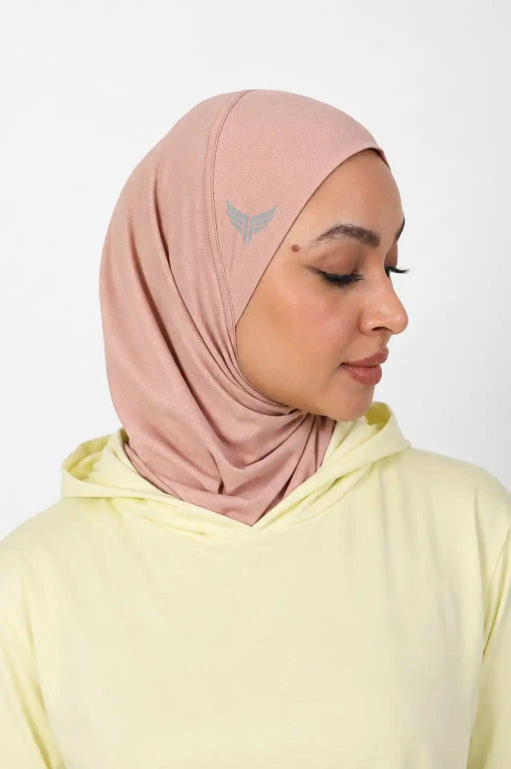 Sports Hijab ♤ ♤ Beige ,Dusty Pink ♤ ♤  ((BUNDLE))