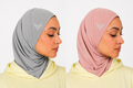 Sports Hijab ♤ ♤ Grey , Dusty Pink  ♤ ♤ ((BUNDLE))