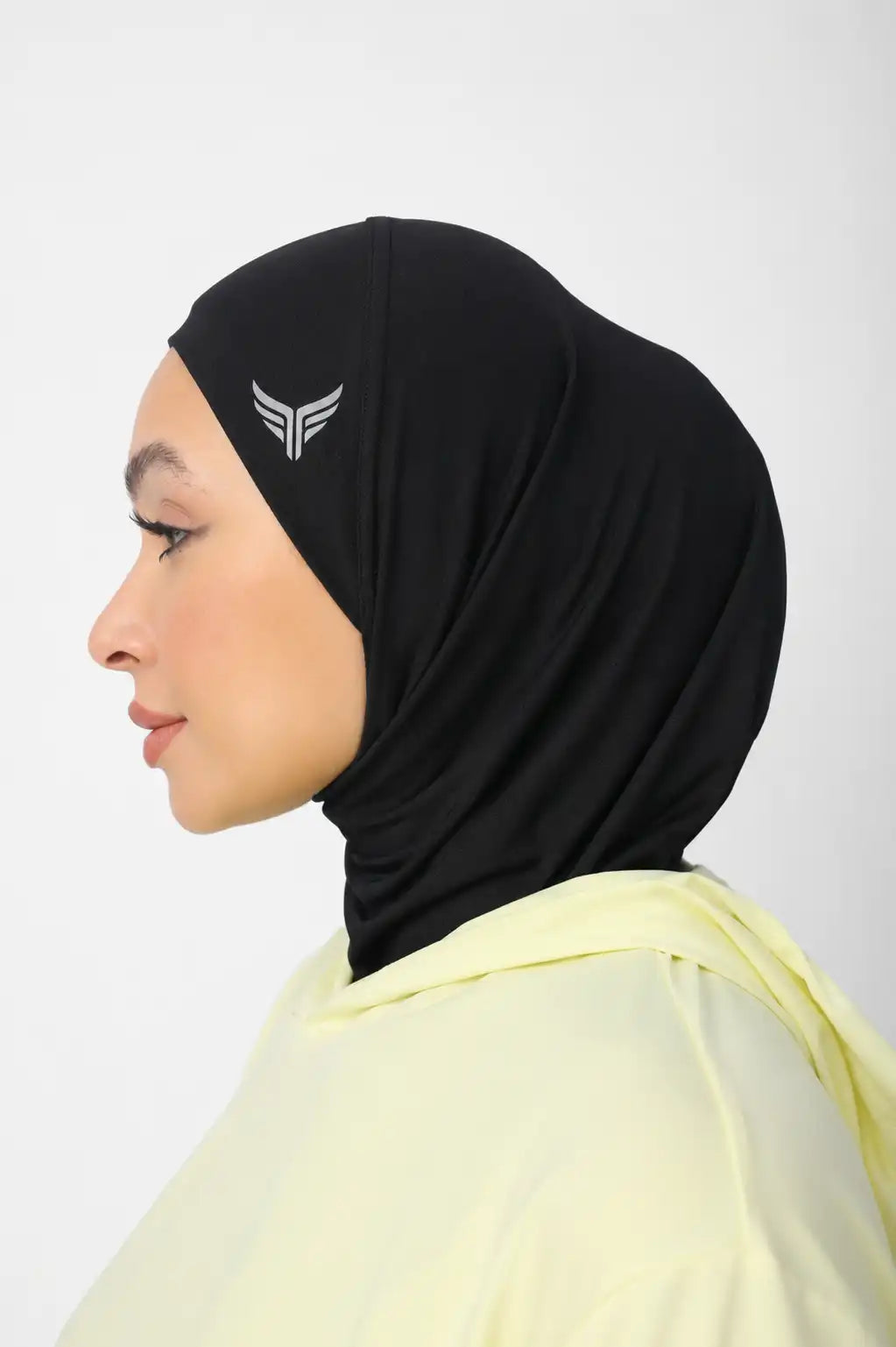 Sports Hijab - Off White , Black , Dusty Blue (Bundle)