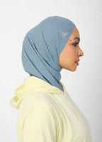 Sports Hijab - Off White , Black , Dusty Blue (Bundle)
