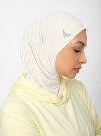 Sports Hijab - Off White , Black , Dusty Blue (Bundle)