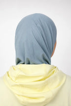 Sports Hijab - Off White , Black , Dusty Blue (Bundle)