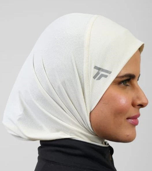 Sports Hijab ♤ ♤ Black & off White ♤ ♤  ((Bundle))