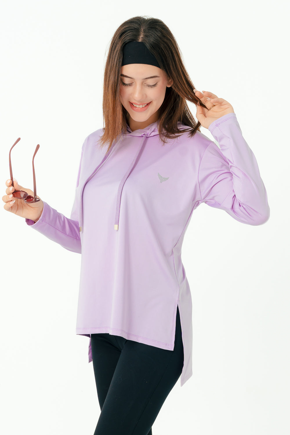 Lite hoodie – Baby blue, Soft Lavender