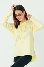 Lite hoodie – Soft Lavender, Butter Yellow, Baby blue