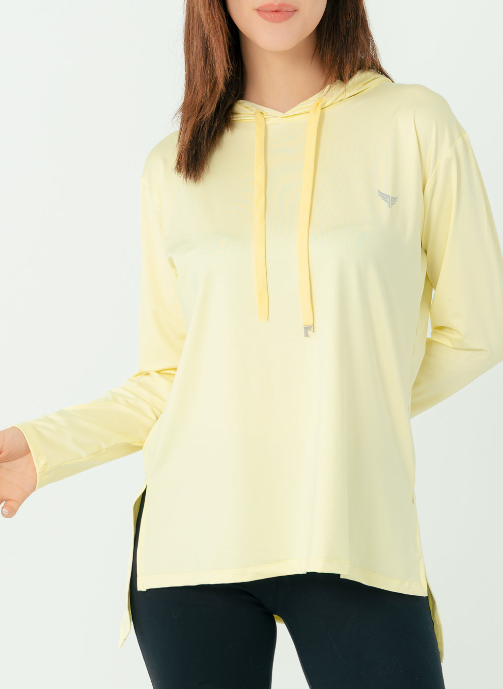 Lite hoodie – Baby blue, Butter Yellow