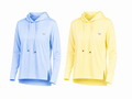 Lite hoodie – Baby blue, Butter Yellow
